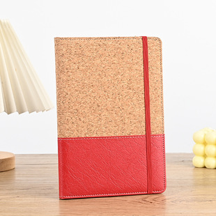 A5 ring splicing cork notebook suit foreign trade cross-border business office notebook printable logo