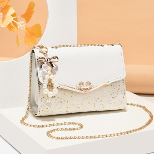 Фабрика Прямая продажа 2024 новая цепочка женская сумка Корейская версия Rhying Fashion Wild Premium Pack сумка блестки