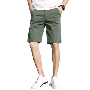 Summer New Five-point Mid-length Pants Men's Straight Casual Shorts Fashionable Korean Style Junior Students Japanese Style Tooling Mid-length Pants