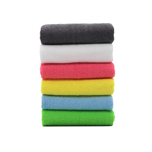 ♯12 Pack of Catering Kitchen Rags, Weekly Disposable Microfiber Towels, Dish Towels That Absorb Water and Do Not Shed Crumbs to Wipe the Table