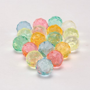 No. 27 floating bouncing ball colorful paradise ball fishing machine jumping ball children's toys solid mixed bouncing ball
