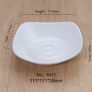 melamine barbecue tableware seasoning dish snack dish sauce dish hot pot dip seasoning dish commercial dish bone spitting dish