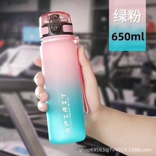 Space Cup Большая емкость Спортивная водная чашка Мужская Walkman Cup Женская портативная минималистская чашка с градиентным изменением цвета
