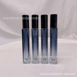 Perfume Bottling 10ml Gradient Portable Small Sample Bottling Glass Pressing Empty Bottle Spray Bottle Dispenser