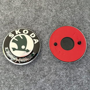 Suitable for Skoda Front Logo Rear Logo Octavia Fabia Front and Rear Logo Mid-grid Logo Rear Logo 90MM 80MM