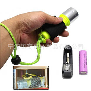 Diving light T6 aluminum alloy diving flashlight LED diving flashlight diving flashlight