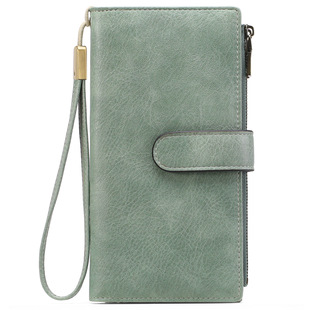 Foreign Trade 2023 New Women's Long Wallet RFID Multifunctional Women's Wallet Europe and America 30% Folding Clutch in Stock