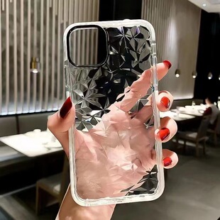 Для Apple, 15 чехол для телефона iphone14Pro с алмазной оболочкой прозрачный силикон 13Pro с большими отверстиями против падения
