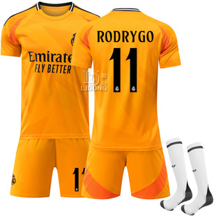 2425 Royal Horse Park Football Uniform Set Orange No. 9 Mbappe Jersey with Socks 5 Balinham Export Factory