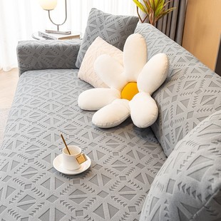 Elastic sofa cover all-inclusive universal cover four seasons Universal New 2024 straight row double one-piece skirt sofa