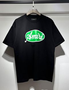 SummeR New ShoRt-sleeved AM1R1 ICON LetteR PRinted Loose T-shiRt Men's TRendy BRand Casual Half-sleeved Tops foR Women