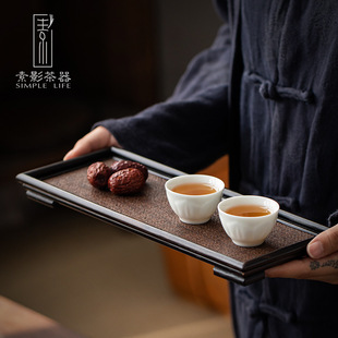 Excellent Tea Ceremony Japanese-style Bamboo Strip Tea Tray Song Mat Tea Tray Bamboo Mat Surface Dry Bubble Pot Pot Cushion Tea Tray Rectangular