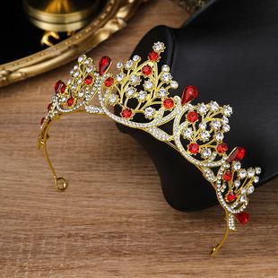 Высококачественная невеста Crown Детский сплав Свадебные аксессуары для волос Свадебные стразы