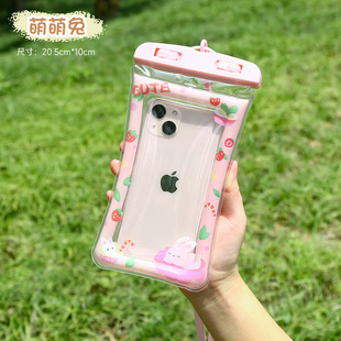 Strict selection of department store mobile phone waterproof bag summer swimming drifting photo diving transparent touch screen sealed bag wholesale