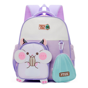 Children's Schoolbag New Cute Cartoon 3-5 Years Old Boys and Girls Backpack Small Class Middle Class Schoolbag Kindergarten Schoolbag