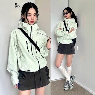 Big Brand Same Style Short Stormtrooper Women's 2025 New Style Spring and Autumn Outdoor Windproof Super Nice Coat for Small Men