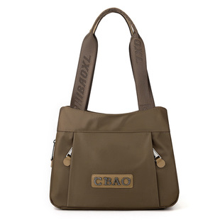 Lightweight waterproof nylon cloth bag casual women's shoulder bag versatile commuter handbag new chibao tote bag