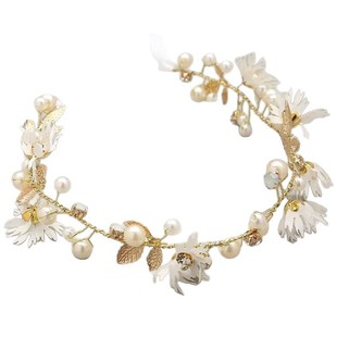 Super Fairy Flower Film Wedding Travel Photo Jewelry Crystal Rhinestone European and American Bridal Jewelry