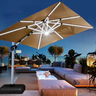 Outdoor Parasol, Courtyard Umbrella, House Garden, Classy Scene Sun Umbrella, Open-Air Balcony, Outdoor Yard Roman Umbrella