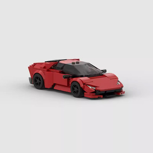 Совместимость с Lego MOC строительные блоки 8-сетки гоночный автомобиль speed серии Lamborghini ураган головоломка сборка игрушка мужской