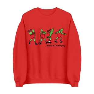 European and American Christmas New Fashion Christmas Atmosphere Simple Printed European and American Men's and Women's Round Neck Sweat