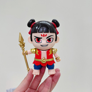 Кукла Seng Nezha, украшение, гироскопическая пусковая установка на шнурке, вращающаяся битва PK, детская катапульта для мальчиков, игрушка в подарок