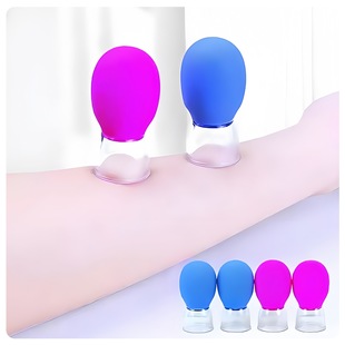 Facial cupping device portable forehead dredging meridian walking jar scraping device eye meridian tube conditioning moisture absorption jar