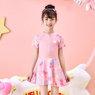 Hellokitty детский купальник для девочек 2024 новый сплит купальник