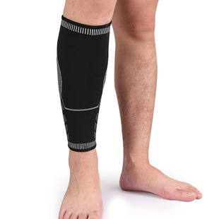 Sports pressure leggings running basket sports elastic pressure leggings dispensing non-slip riding pressure leg cover