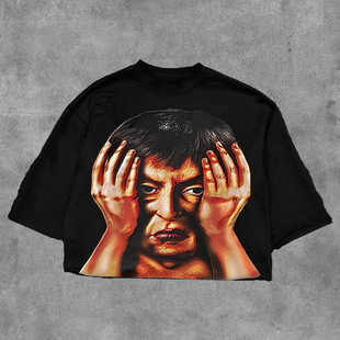 2024 Cross-border New Source AliExpress wish Shrimp Skin Summer Fashion Men's Fashion Brand Motorcycle 3d Printed T-shirt