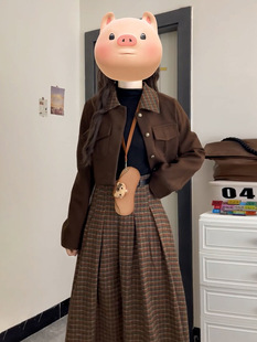 Early spring little Korean dress with a set of academic style dress women's 2025 new suit dress
