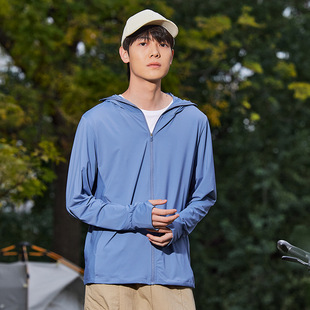 Forest Ice Silk Sunscreen Clothing Anti-ultraviolet Comfortable All-match Ice-sensitive Amoxa Ice Silk Fabric Breathable Sunscreen Clothing