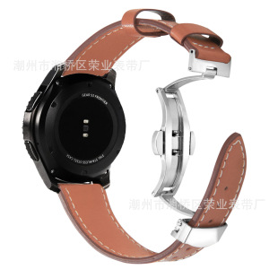 Для Huawei GT2 ремешок из натуральной коровьей кожи Glory Magic/watch2 двойная пряжка-бабочка ремешок для часов из коровьей кожи