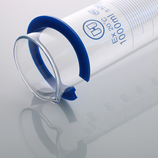 Plastic bottom hexagonal measuring cylinder High Borosilicate glass measuring cylinder for laboratory brewing thick straight triangular glass measuring cylinder