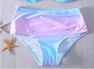 Новый купальник Европейская и американская внешняя торговля русалка bikini купальник 4 градиентных ракушки бикини купальник специальные цены
