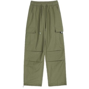 Thin American Style Overalls Women's Summer Short-legged Climber Pants Casual Loose Wide-leg Quick-drying Sports Pants