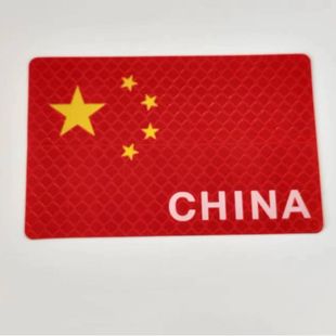 Flag car stickers three-dimensional car stickers motorcycle electric car car stickers scratch cover decorative reflective stickers