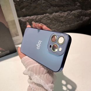 Suitable for iPhone16 Phone Case Nano Plating Apple 15pro All-in-One Lens Film AG Frosted 14 All-inclusive New