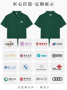 High-end ice silk sorona polo shirt custom work clothes t-shirt logo embroidery enterprise team employee clothing women