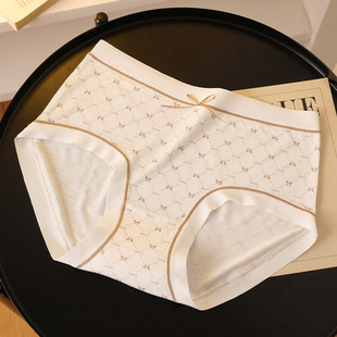 New 60S Modal Underwear Women's Naked Thin Breathable 7A Bacteriostatic Cotton Crotch Traceless Mid-Waist Women's Underwear