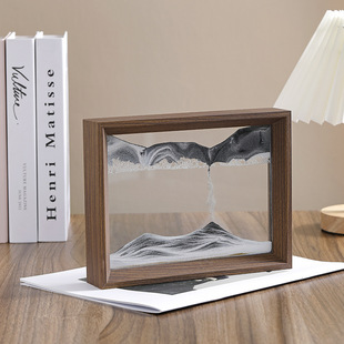 quicksand photo frame unzip quicksand painting ornaments living room desktop decoration hourglass office graduation season souvenir picture frame