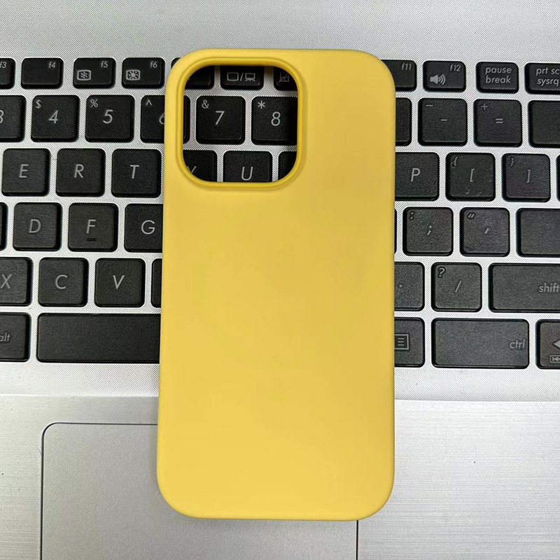 Magnetic Phone Case Suitable for Apple Iphone14Promax Silicone Anti-Fall Protective Cover Internet Celebrity Original Anti-Fingerprint