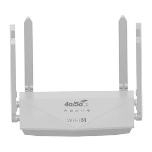 Wr900 4g Sim Card Built-In 5000Ma Battery 6 Antennas 4 Network Ports Lte Russian Wifi6 Router
