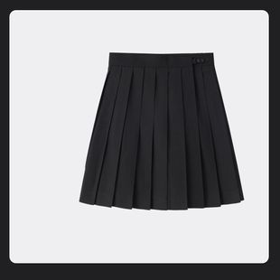 Jk Uniform Academy Style Shirt Summer Niche Strap Waist Slimming Puff Sleeve Short Sleeve Shirt Pleated Skirt suit