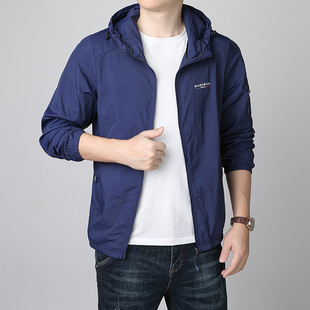 Sun Protection Clothing Men's Summer Coat Thin Men's Lightweight Breathable UV Protection New Style Fishing Men's Clothing for Men