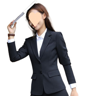 Suit Jacket Women's Elegant Western Style Autumn and Winter Korean Goddess Fan Small Suit Jacket Business Wear Women's Work Clothes