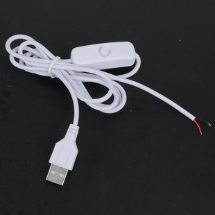 LED Small Table Lamp 501 Switch Line 2 Core USB Power Line Black White Optional