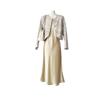 Imo Zhimeng Guofeng Xiaoxiang Style Coat Women's Design Sense 2024 Autumn New Chinese Style Short Top Slip Skirt suit