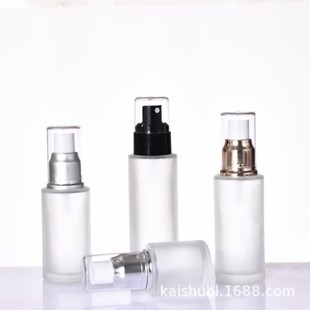 Spot frosted 120ml30ml high-grade glass empty bottle 60 ml hand sanitizer bottle bottled lotion bottle