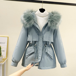 Winter cotton-padded women's mid-length 2022 new comfortable warm wear-resistant Korean down cotton-padded jacket coat